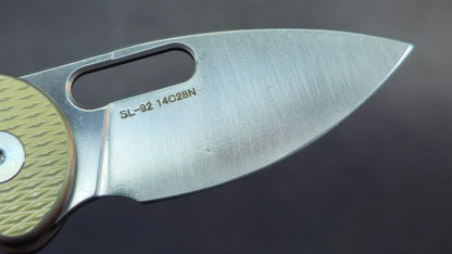 SixLeaf SL-92 Mini Micro Button Lock Purple/Gold/Black Titanium 14C28N (SALE price in cart)