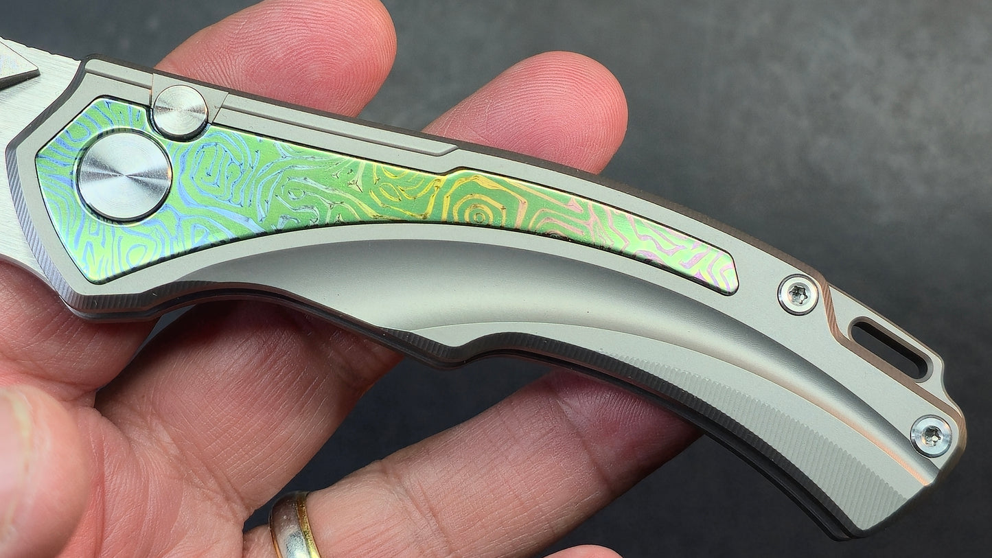 SixLeaf SL-80 Yellow Titanium Handle 14C28N