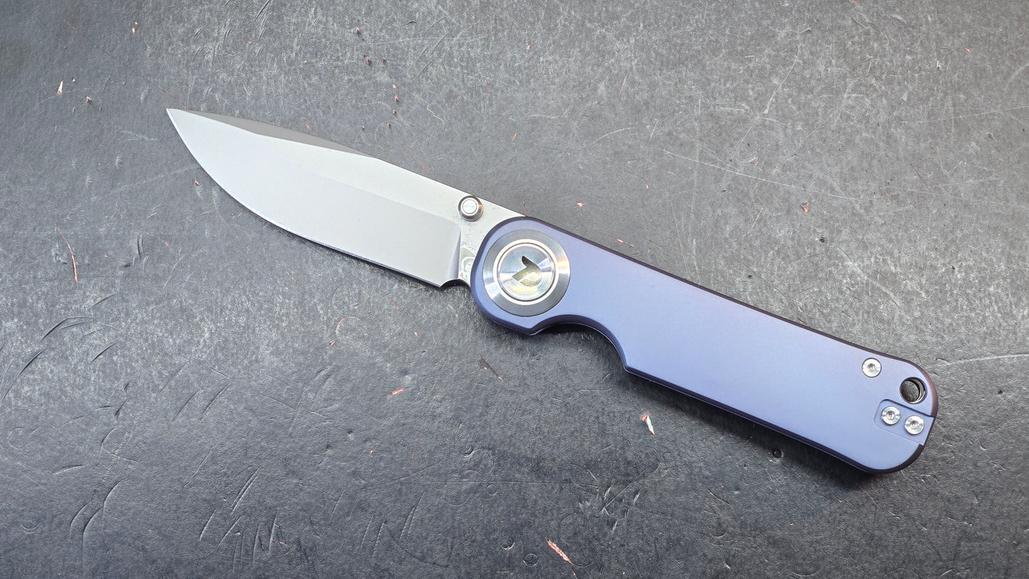 DREAMTECH Button liner lock system Titanium Handle VG10 Blade