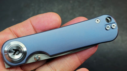 DREAMTECH Button liner lock system Titanium Handle VG10 Blade
