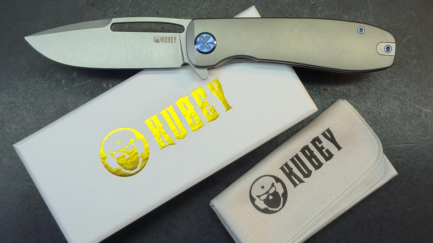 Kubey Supercell Darkblast / Gray Titanium Handle 14C28N (NEW)