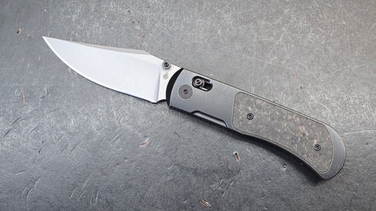 Kizer Tycho Folding Knife Titanium/Carbon Fiber Handle M390