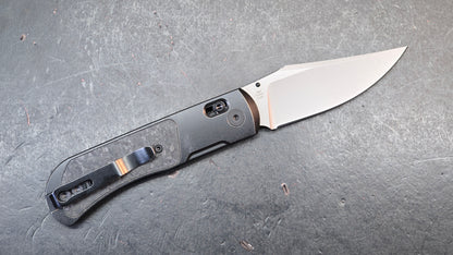 Kizer Tycho Folding Knife Titanium/Carbon Fiber Handle M390