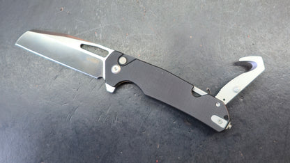 Kubey 10-8 Folding Knife Black G10 Handle 14C28N