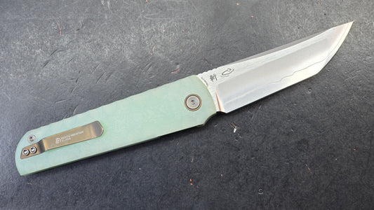 North Mountain Kickstop Chop Jade G10 Handle SLD-Magic Tanto)