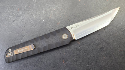 North Mountain Kickstop Chop Black / Jade / Snake G10 Handle SLD-Magic Tanto