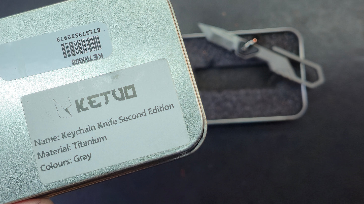 Ketuo mini keychain Folder Titanium M390