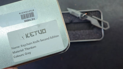 Ketuo mini keychain Folder Titanium M390