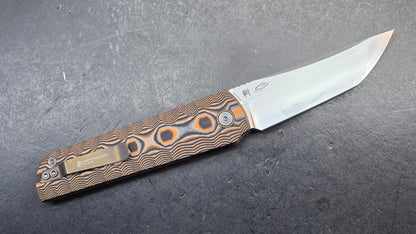 North Mountain Kickstop Chop Black / Jade / Snake G10 Handle SLD-Magic Tanto