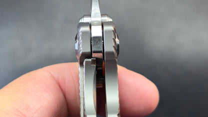 Kansept Fenrir Bead blast Micro Milled Water Ripple Texture Titanium S35VN (DISCOUNT IN CART)