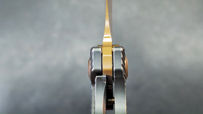 KANSEPT Fenrir Blackwash Titanium Micro Milled Water Ripple Texture Rose Gold CPM S35VN (DISCOUNT IN CART)