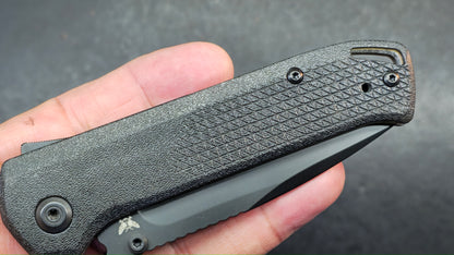 Flytanium Arcade Lite Shark Lock Smoke Black Poly Handle Black DLC AUS-10