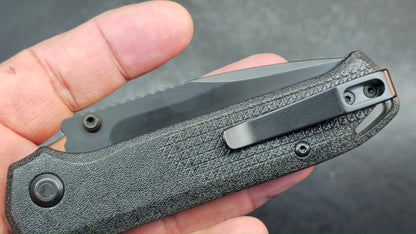 Flytanium Arcade Lite Shark Lock Smoke Black Poly Handle Black DLC AUS-10