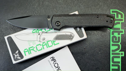 Flytanium Arcade Lite Shark Lock Smoke Black Poly Handle Black DLC AUS-10