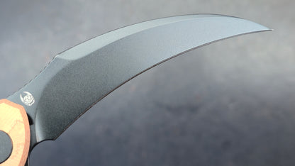 Trivisa Lacerta-CU Folding Knife Copper Foil Handle 14C28N