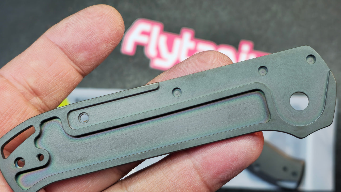 Flytanium Arcade SCALES - NO INLAY Titanium Black / Gray Stonewashed