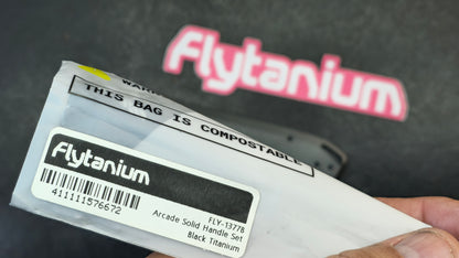Flytanium Arcade SCALES - NO INLAY Titanium Black / Gray Stonewashed