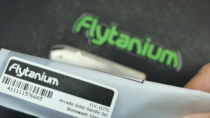 Flytanium Arcade SCALES - NO INLAY Titanium Black / Gray Stonewashed