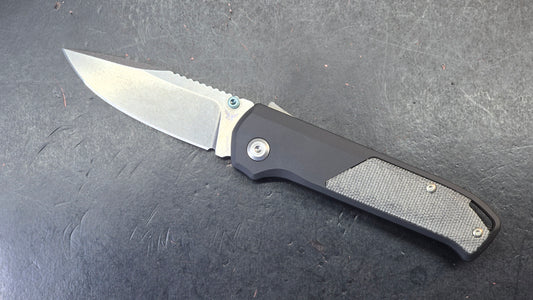 Flytanium Arcade® - Void Black 6061 T6 Aluminum Micarta S35VN