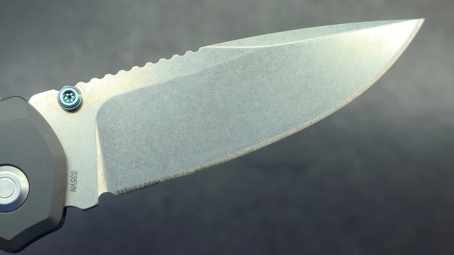 Flytanium Arcade® - Void Black 6061 T6 Aluminum Micarta S35VN