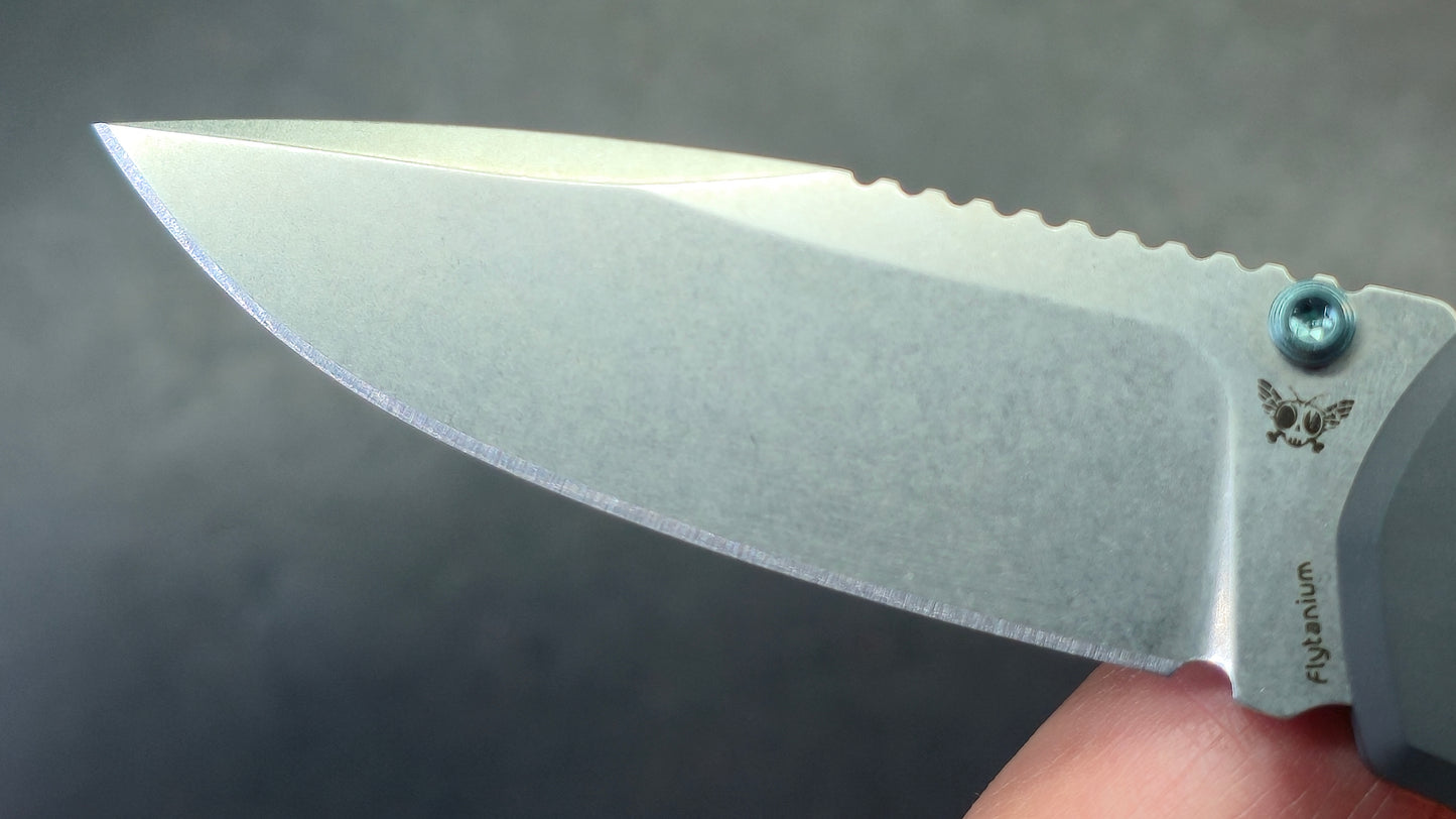 Flytanium Arcade® - Void Black 6061 T6 Aluminum Micarta S35VN