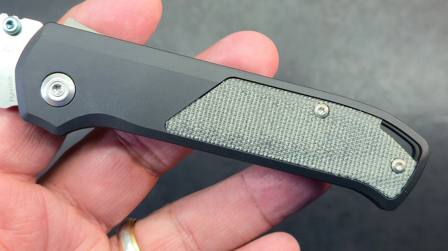 Flytanium Arcade® - Void Black 6061 T6 Aluminum Micarta S35VN