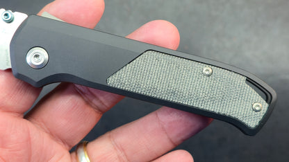 Flytanium Arcade® - Void Black 6061 T6 Aluminum Micarta S35VN
