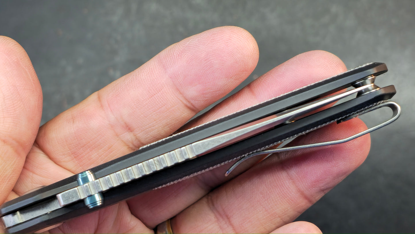 Flytanium Arcade® - Void Black 6061 T6 Aluminum Micarta S35VN