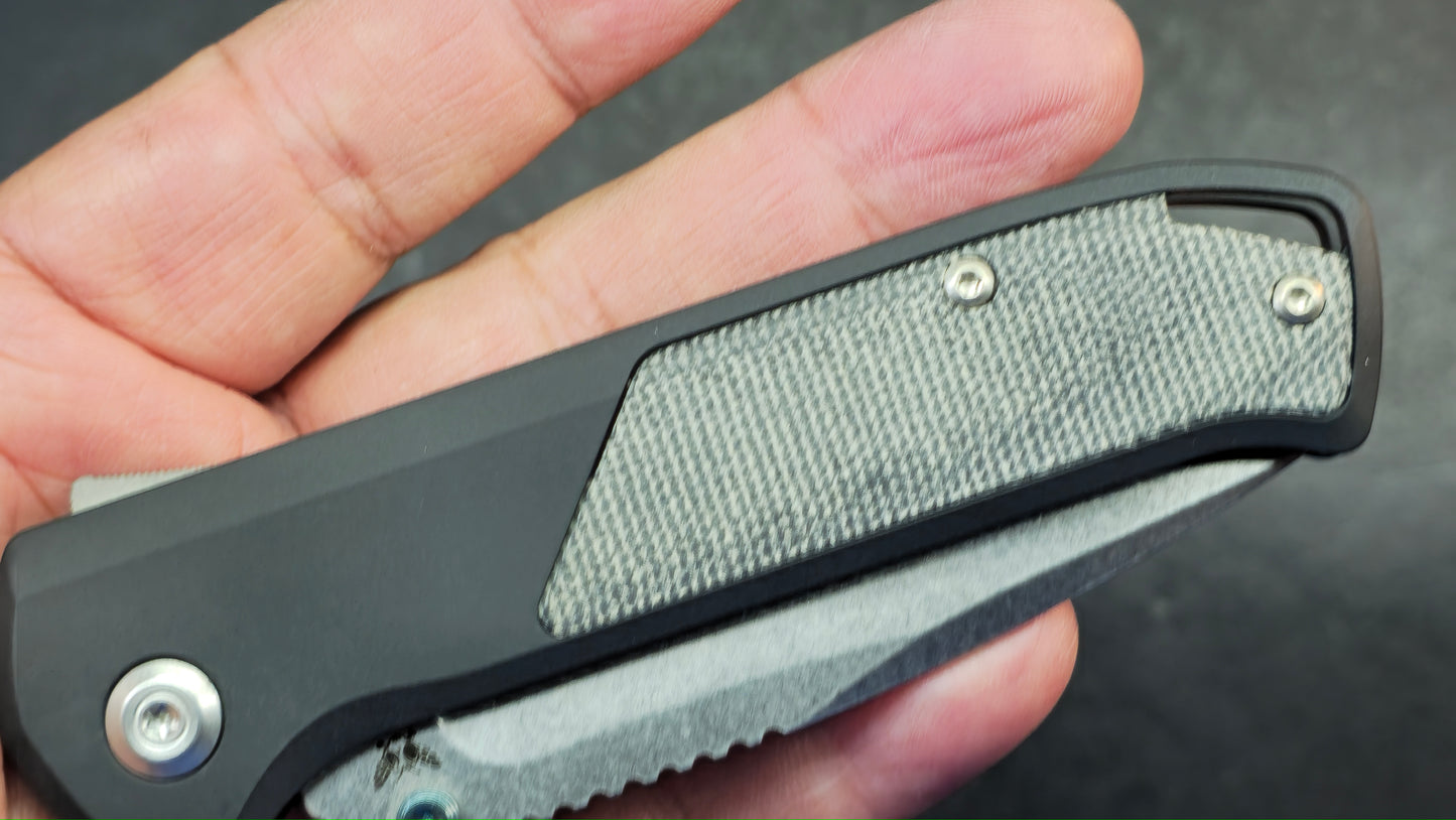 Flytanium Arcade® - Void Black 6061 T6 Aluminum Micarta S35VN