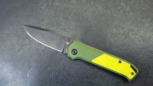 Flytanium Arcade Green / Yellow / Black Aluminum Handle S35VN