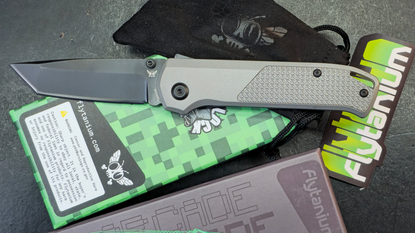 Flytanium Arcade Pro Gray Titanium Handle 20CV Blade