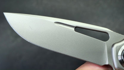 DREAMTECH D4260 Button Liner Lock Titanium Handle M390 Blade (DISCOUNT IN CART)