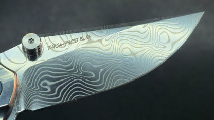 Sixleaf SL-95 Titanium Turquoise/Mother of Pearl Handle RWL34+PMC27 (SALE price in cart)