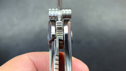 Sixleaf SL-95 Titanium Turquoise/Mother of Pearl Handle RWL34+PMC27 (SALE price in cart)