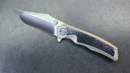 Sixleaf SL-91 Titanium + Zirconium Horse Handle 10Cr15Mov (SALE price in cart)