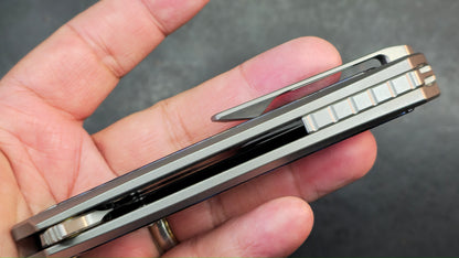 Sixleaf SL-91 Titanium + Zirconium Horse Handle 10Cr15Mov (SALE price in cart)