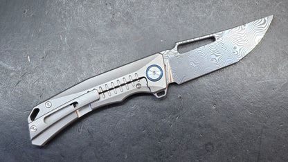 Sixleaf SL-31 Titanium/CF Handle RWL34+PMC27 Blade (SALE price in cart)