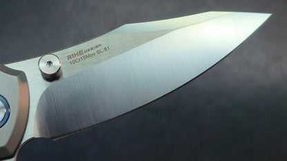 SixLeaf SL-81 Titanium Handle 10Cr15Mov (SALE price in cart)