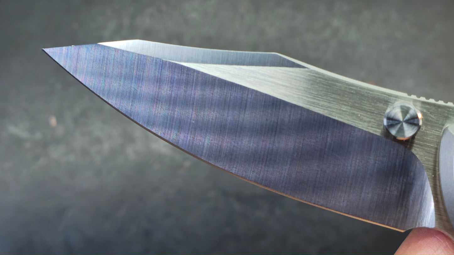 SixLeaf SL-81 Titanium Handle 10Cr15Mov (SALE price in cart)