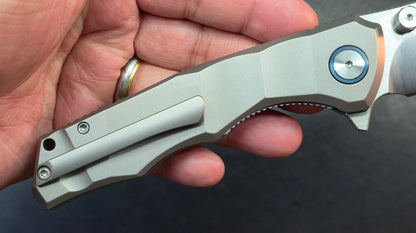 SixLeaf SL-81 Titanium Handle 10Cr15Mov (SALE price in cart)