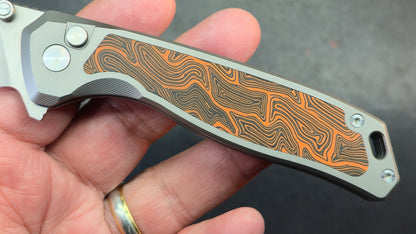 SixLeaf SL-88 Button Lock G10/Titanium Handle 14C28N (SALE price in cart)