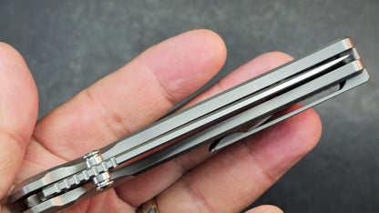 SixLeaf SL-88 Button Lock G10/Titanium Handle 14C28N (SALE price in cart)