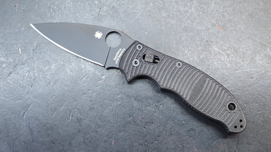 Spyderco Manix 2 SALT Bk G-10 Bk Magnacut