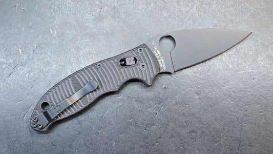 Spyderco Manix 2 SALT Bk G-10 Bk Magnacut