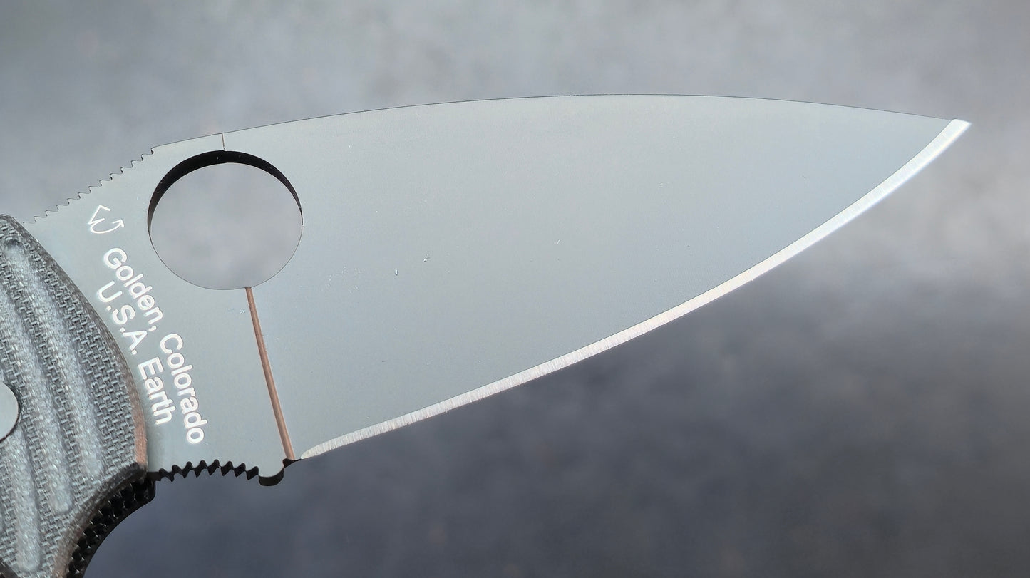 Spyderco Manix 2 SALT Bk G-10 Bk Magnacut