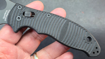 Spyderco Manix 2 SALT Bk G-10 Bk Magnacut