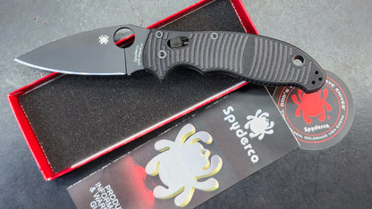Spyderco Manix 2 SALT Bk G-10 Bk Magnacut