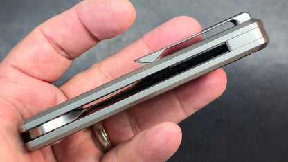 TwoSun TS436 Black/Yellow Titanium/Carbon Fiber Handle M390