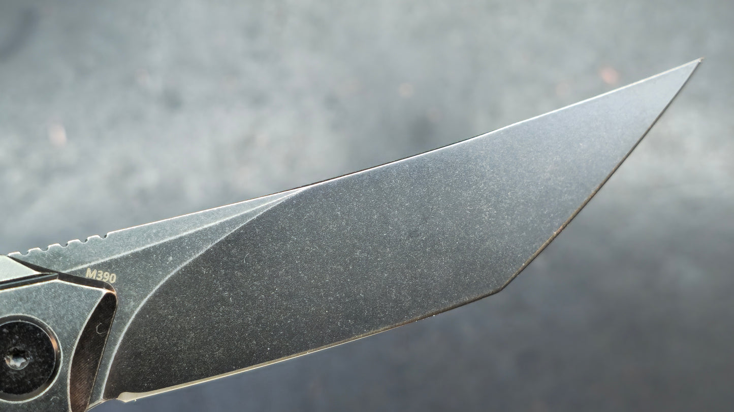 BESTECH KAMOZA BT1911B Titanium Handle: 3.62" M390 Blade