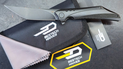 BESTECH KAMOZA BT1911B Titanium Handle: 3.62" M390 Blade